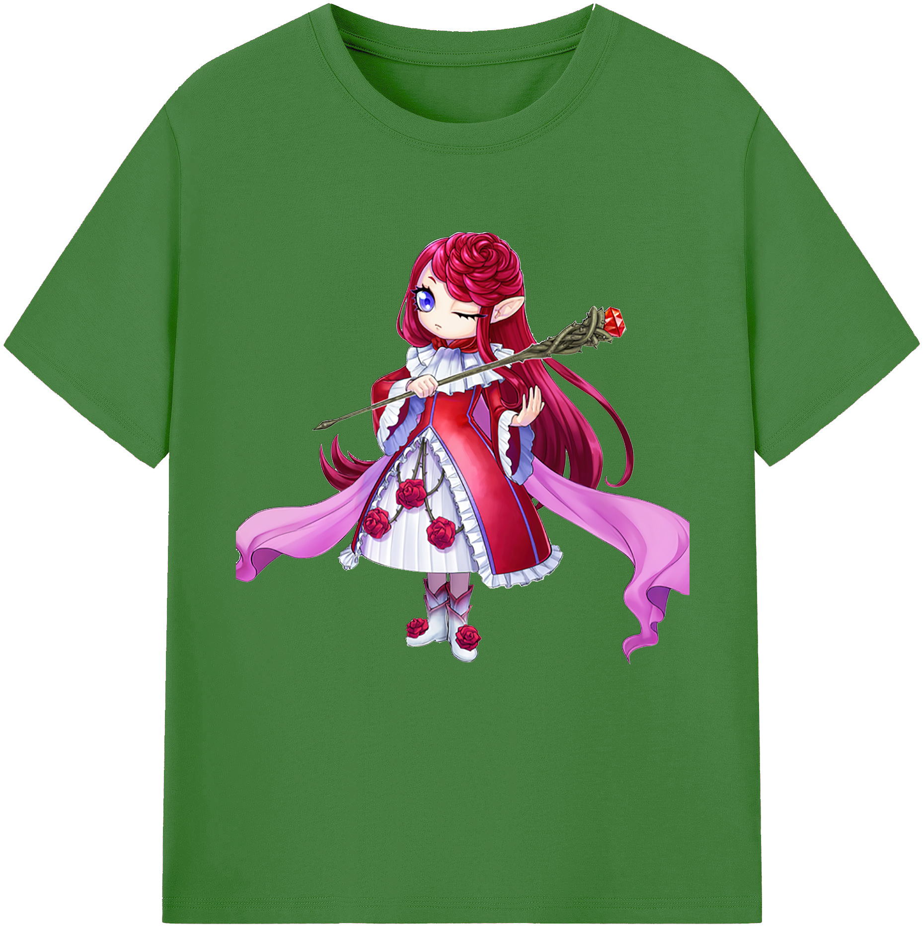 （画像用） 遊☆戯☆王 Yu-Gi-Oh! レディースカジュアルプリントTシャツ（綿100％）